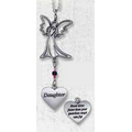 Angel & Heart Car Charm for Daughter
